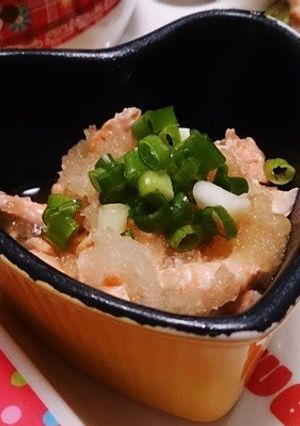 鮭ハラミのおろし和え-レシピのメイン写真