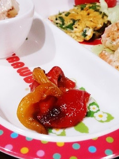 じっくり焼いたよ☆パプリカの焼き浸し-レシピのメイン写真