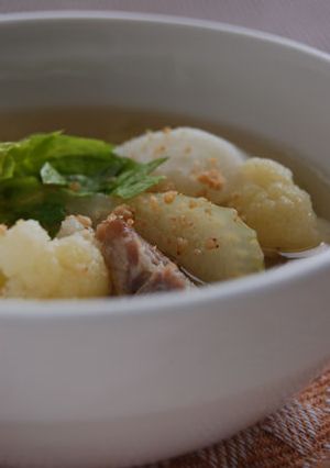 塩豚と冬野菜のぽかぽかスープ♪-レシピのメイン写真