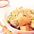 野菜たっぷりもちもち白だし焼うどん