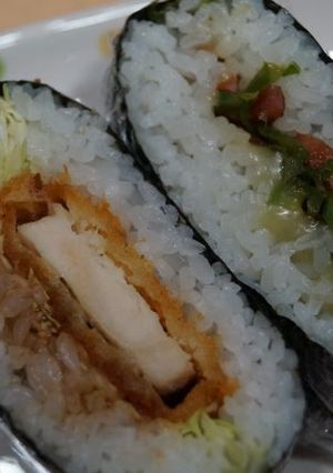 中華風ピーマン炒め★おにぎらず-レシピのメイン写真