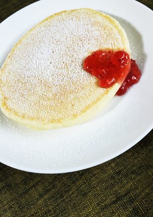 ヨーグルトで超簡単もちもちパンケーキ-レシピのメイン写真