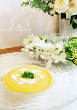 甘い！まるで飲む南瓜♪なパンプキンスープ-レシピのメイン写真