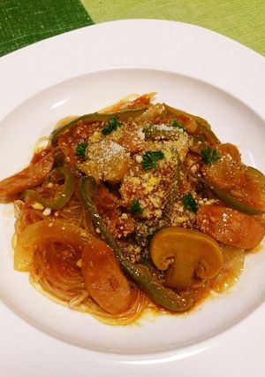 春雨のヘルシーナポリタン-レシピのメイン写真