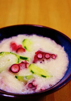 たこときゅうりのピリ辛わさびのとろろ和え-レシピのメイン写真