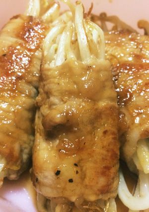 簡単肉巻きもやし♪-レシピのメイン写真
