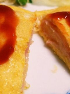 超簡単!!ハム&チーズinオムレツ★-レシピのメイン写真