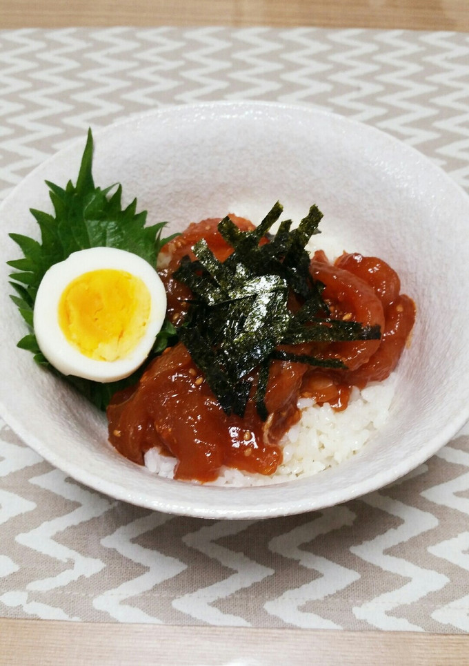マグロユッケ丼　簡単！-レシピのメイン写真