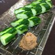 ツマミの一品☆きゅうり&ワサビ味噌