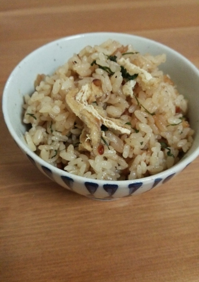 大葉とお揚げの炊き込みご飯-レシピのメイン写真