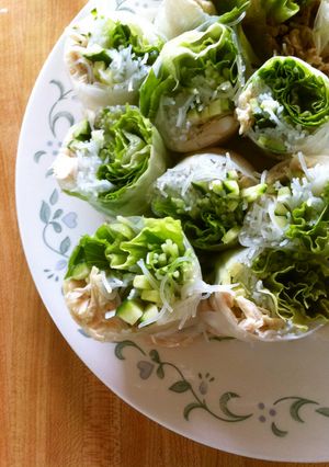野菜と鶏肉のシャキシャキ生春巻き-レシピのメイン写真