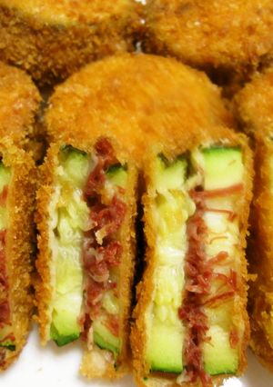 ズッキーニとコンビーフのサンドフライ-レシピのメイン写真