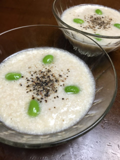 長いもと豆腐の和風ビシソワーズ風-レシピのメイン写真