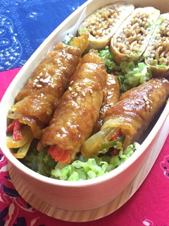 野菜たっぷりカレー肉巻き-レシピのメイン写真