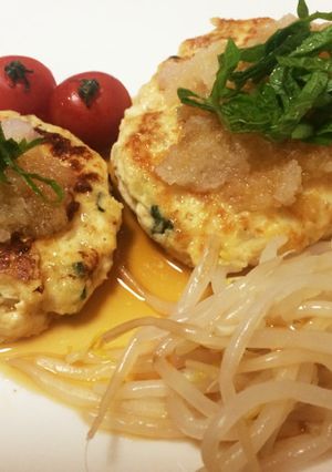 ヘルシー！ふわふわ豆腐ハンバーグ-レシピのメイン写真