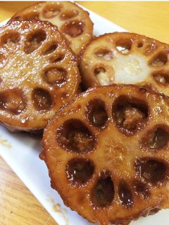 蓮根の豚コマはさみ焼き-レシピのメイン写真