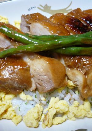 カフェっぽい？照り焼きチキンどんぶり-レシピのメイン写真