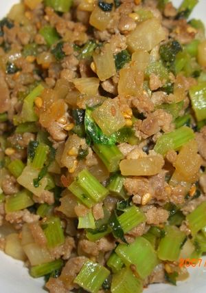 大根葉の炒め物-レシピのメイン写真