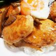 鶏むねひき肉で*ガッツリつみれ丼