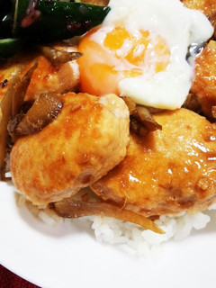 鶏むねひき肉で*ガッツリつみれ丼-レシピのメイン写真