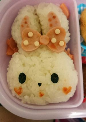 ぼんぼんりぼんのミルキーミミ☆キャラ弁-レシピのメイン写真