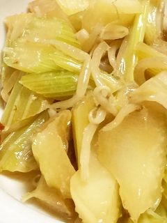 大人の総菜◎セロリともやしのピリ辛炒め-レシピのメイン写真