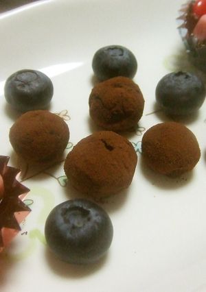 ブルーベリー●トリュフ●カップチョコ★-レシピのメイン写真
