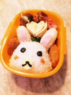 うさぎちゃん 初心者キャラ弁-レシピのメイン写真