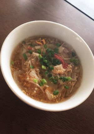 簡単◎玉えのカニカマ朝スープ-レシピのメイン写真