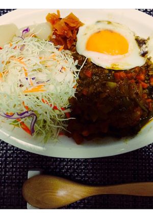 ほうれん草のキーマカレー-レシピのメイン写真