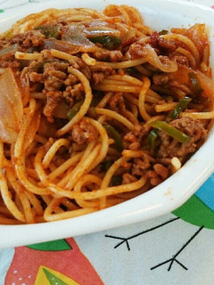 なんちゃってミートソーススパゲッティー♪-レシピのメイン写真