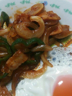 朝食に野菜とベーコン炒め-レシピのメイン写真