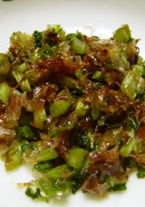 ★ココナッツオイルで＊大根葉のおかか煮＊-レシピのメイン写真