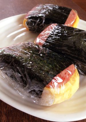 昔ながらの☆スパムおにぎり♪-レシピのメイン写真
