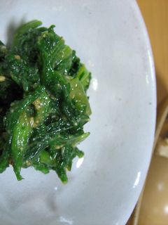 春菊の酢味噌和え物-レシピのメイン写真