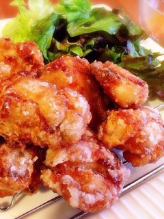カリッとジューシー★麺つゆde簡単唐揚げ-レシピのメイン写真