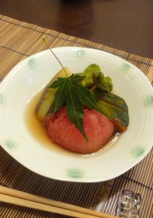 我が家の定番☆夏野菜の冷製煮物-レシピのメイン写真