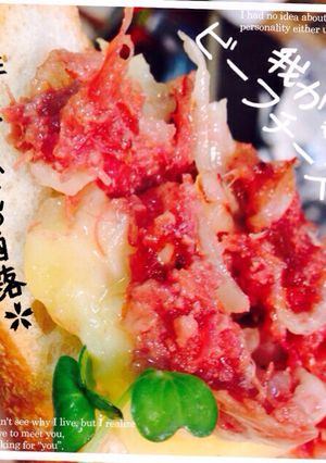 手抜なお洒落✿我が家のコーンビーフチーズ-レシピのメイン写真