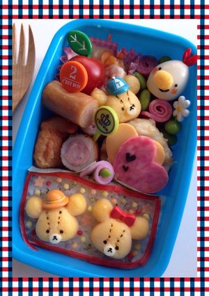 蒸し玉子de簡単ジャッキー❤︎キャラ弁-レシピのメイン写真