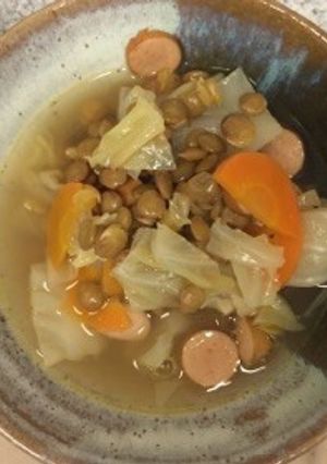 身体に優しいレンズ豆のスープ-レシピのメイン写真
