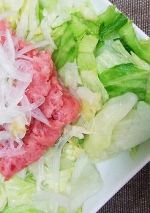 簡単ネギトロサラダ-レシピのメイン写真