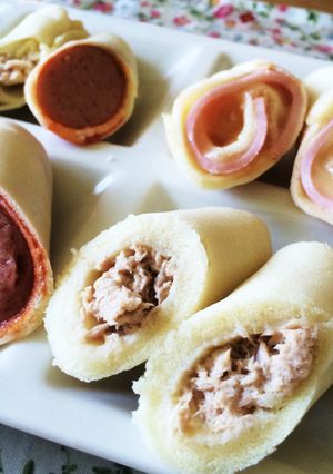 朝食やランチに♪レンジで簡単ロール☆HM-レシピのメイン写真