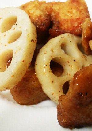 蓮根と鶏肉の照り煮-レシピのメイン写真