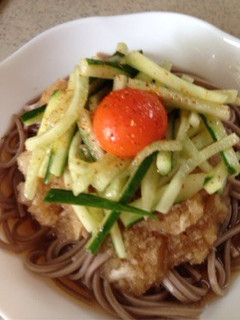 大根おろしとキュウリの辛味冷しそば-レシピのメイン写真