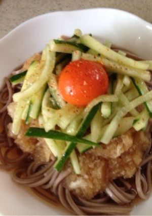 大根おろしとキュウリの辛味冷しそば-レシピのメイン写真