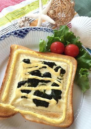 生海苔とチーズの＊＊トースト-レシピのメイン写真