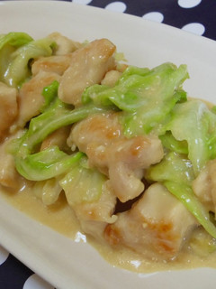 味噌マヨ♪鶏肉×キャベツ♡炒め-レシピのメイン写真