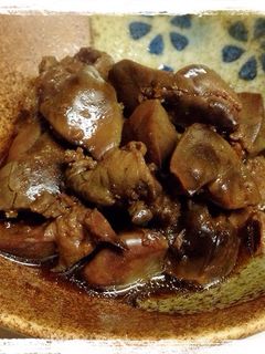 鶏レバーの甘辛煮〜♪-レシピのメイン写真
