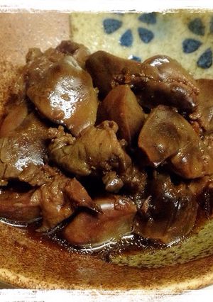 鶏レバーの甘辛煮〜♪-レシピのメイン写真
