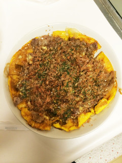 ☆お餅でお好み焼き☆-レシピのメイン写真